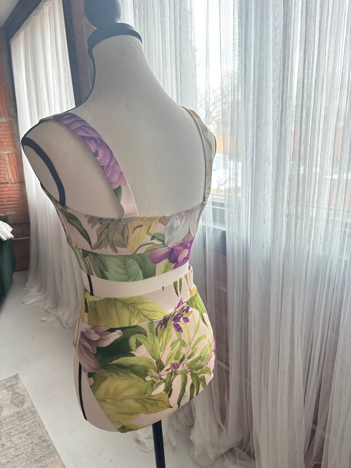 Spring Garden Bralette & Brief Set - S left
