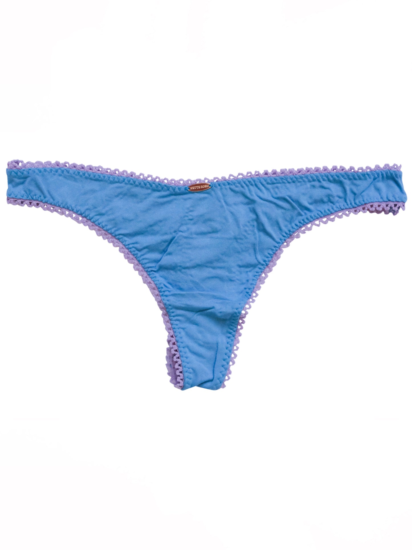 Blue Bamboo Bralette Set - XS-M left