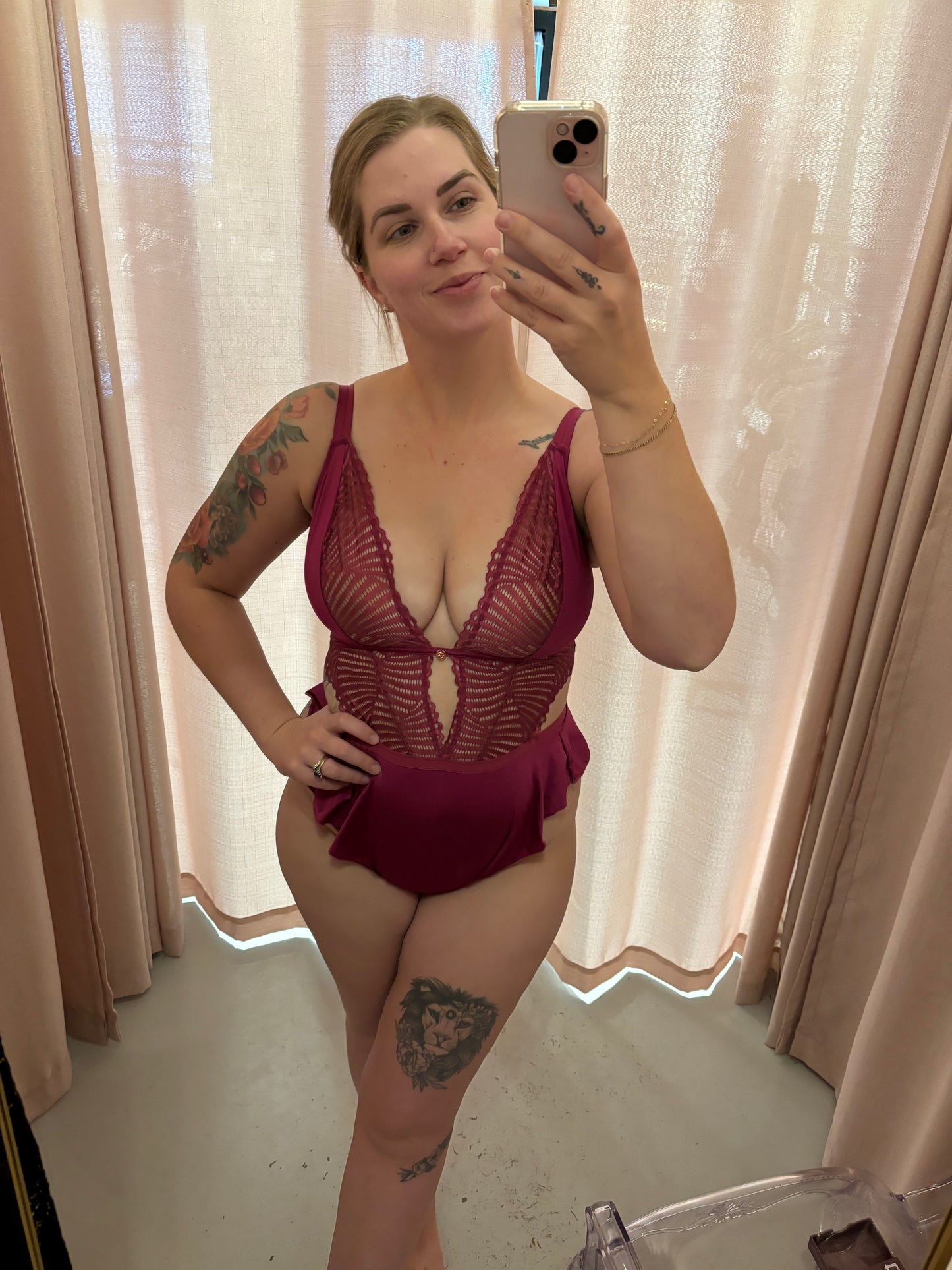 After Hours Teddy - Orchid - S & M Left
