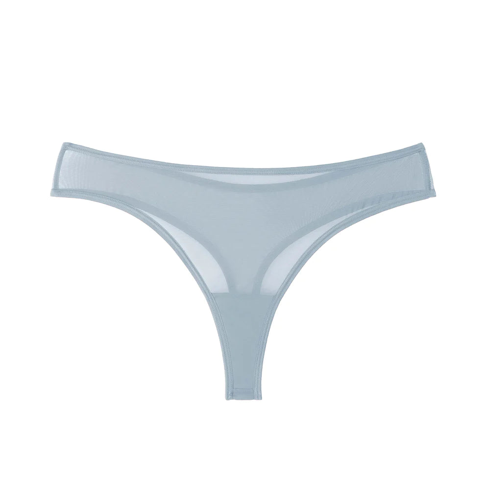 Julie Everyday Sheer Mesh Thong - Multiple Colours - M & XL left