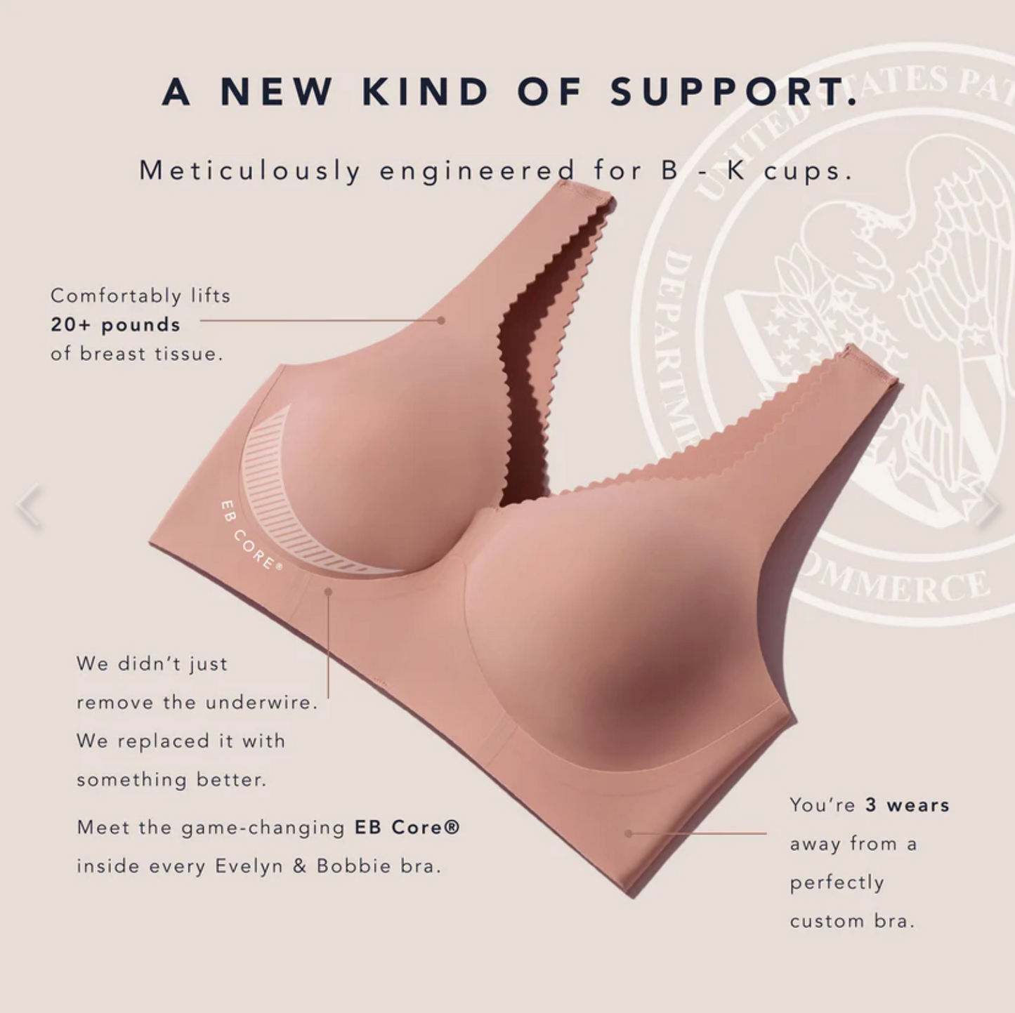 Beyond Wireless Bra by Evelyn & Bobbie