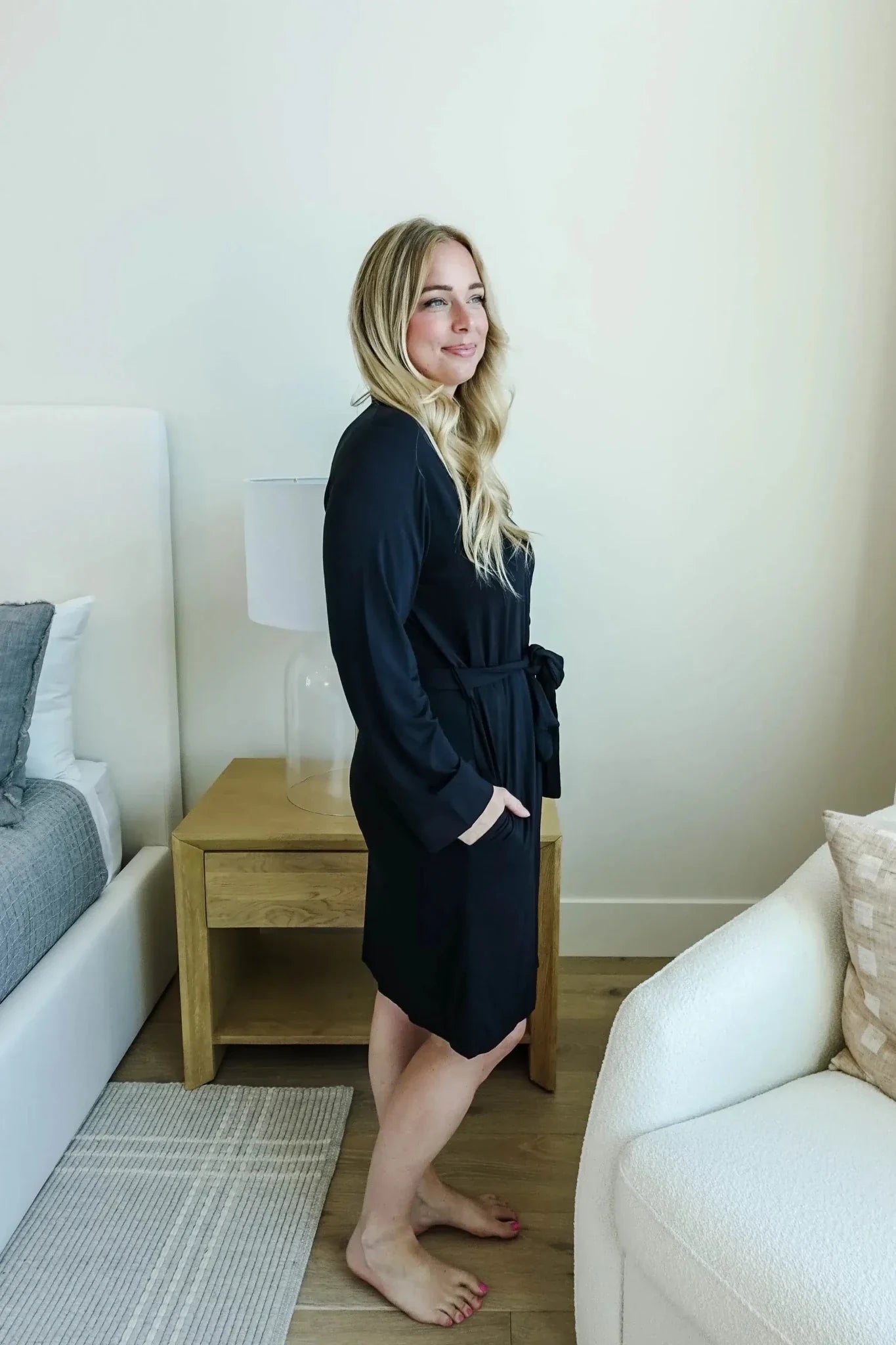 Bamboo Short Robe