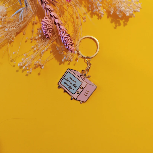 Main Character Energy Keyring