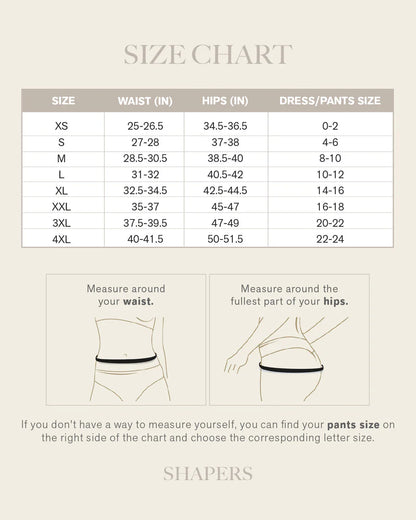Extra High Waisted Firm Shaper Short