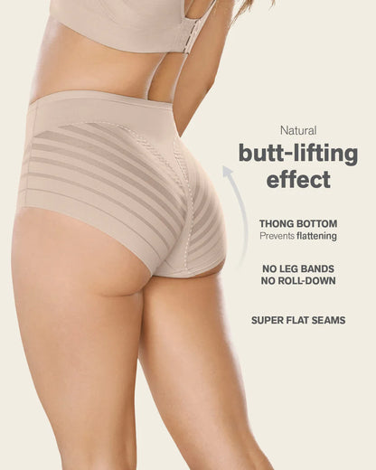 Lace Stripe Classic Shaper Panty