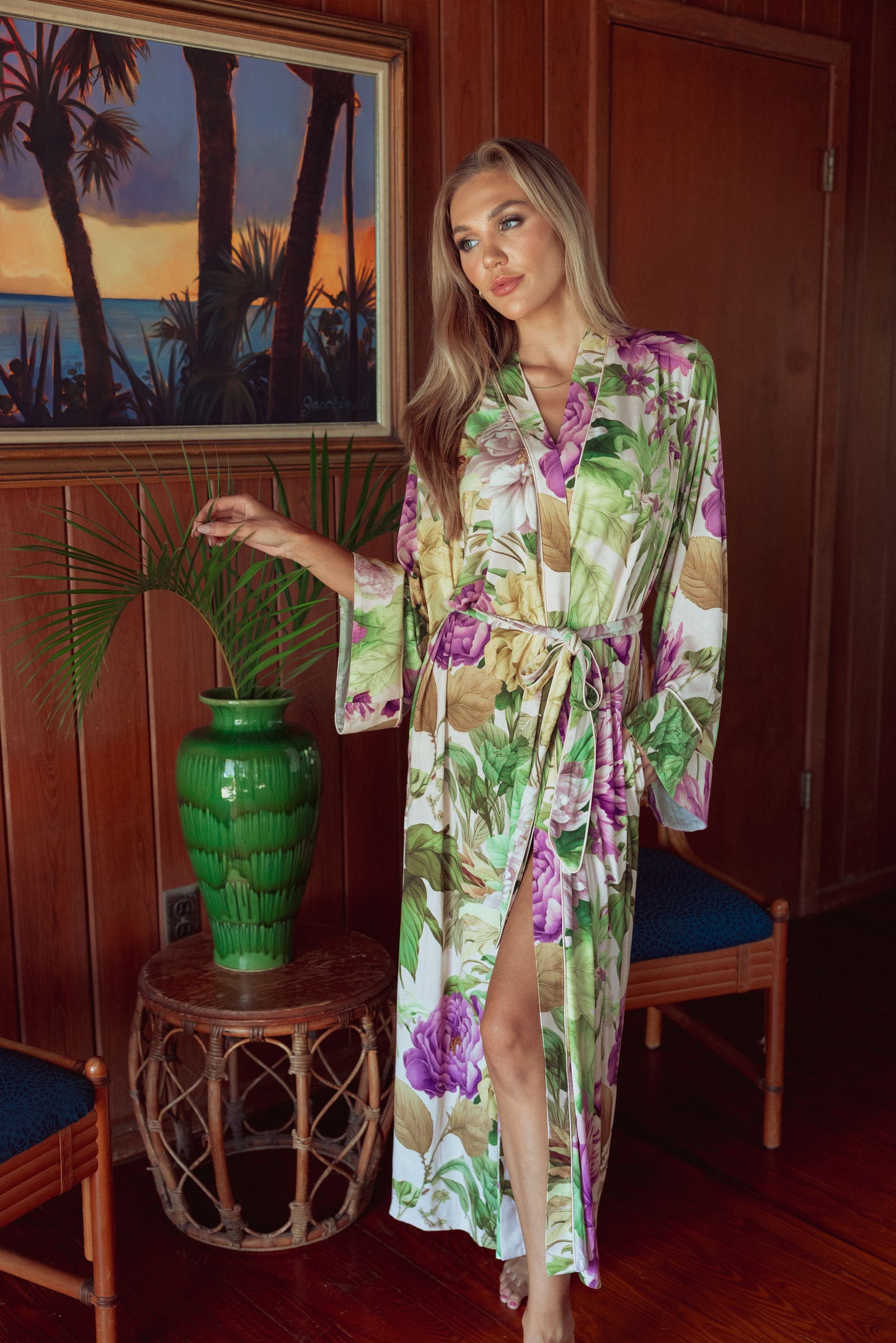 Spring Garden Maxi Robe