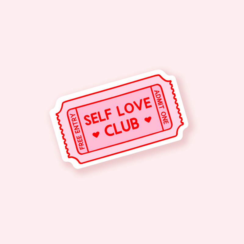 Self Love Club Sticker