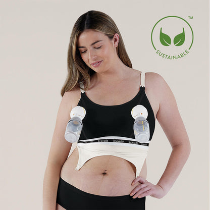 Clip and Pump Hands-Free Nursing Bra Accessory