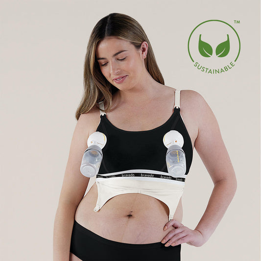 Clip and Pump Hands-Free Nursing Bra Accessory