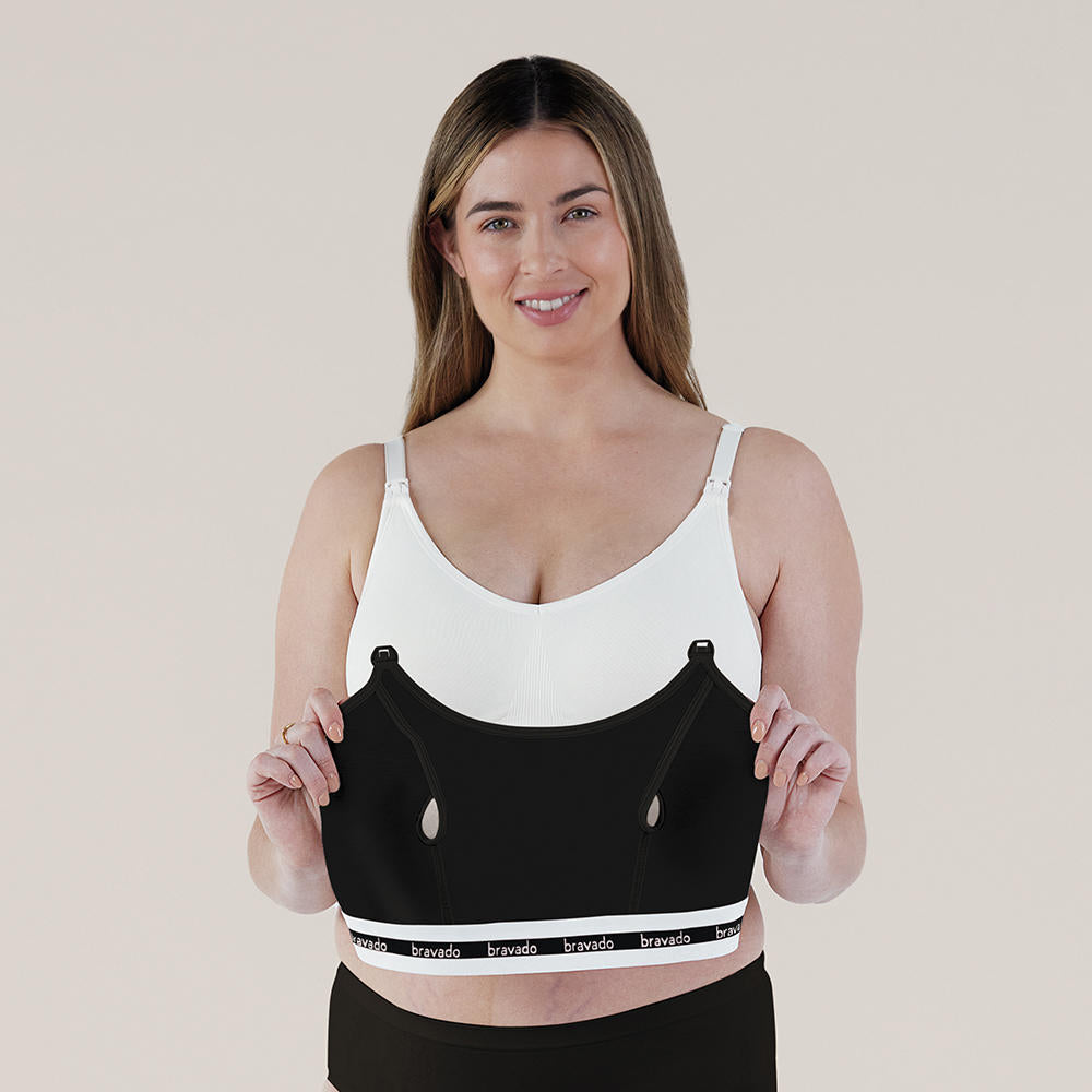 Clip and Pump Hands-Free Nursing Bra Accessory