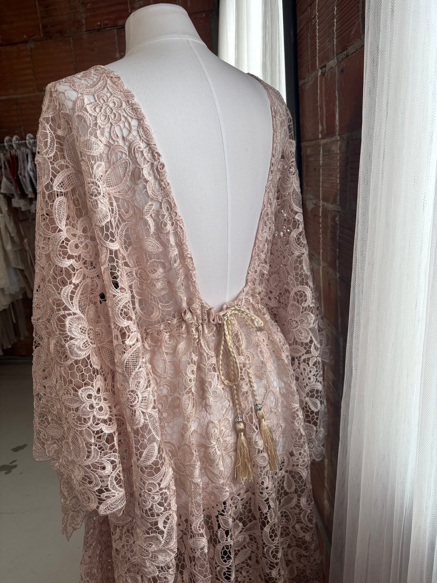 Blush Lace Sheer Dress - Boudoir Closet Sale