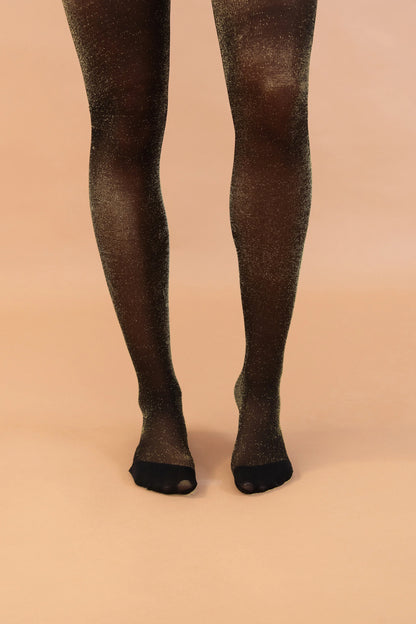 The Champagne Shimmer Tights