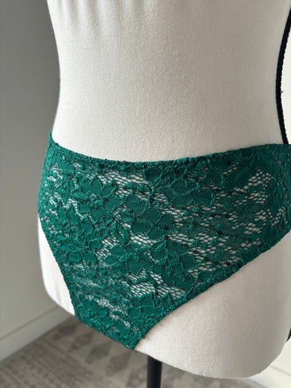 Emerald City Sequin Bra & Brief Set