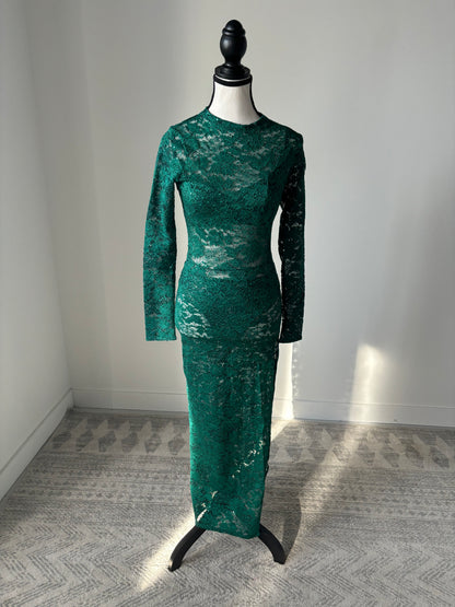 Emerald City Sequin Lace Maxi