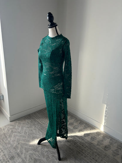 Emerald City Sequin Lace Maxi