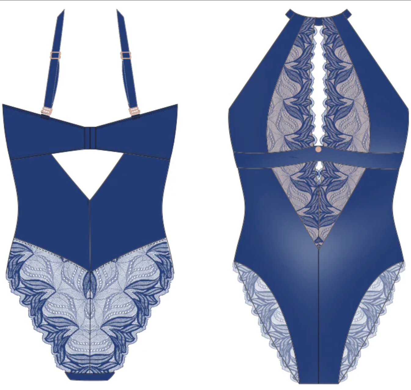 Indulgence Bodysuit - Deep Blue *Coming Soon*