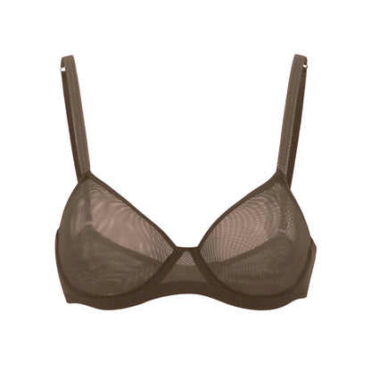 Julie Sheer Mesh Molded Cup Underwire Bra - NOHO