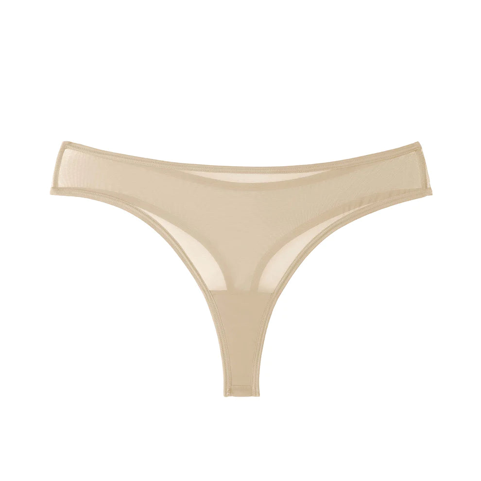 Julie Everyday Sheer Mesh Thong - Multiple Colours