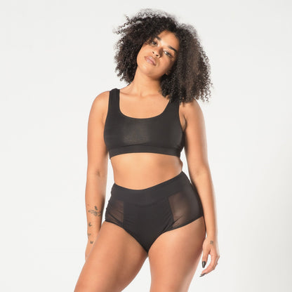 Freya High Waist with Mesh - Regular Leakproof Protection