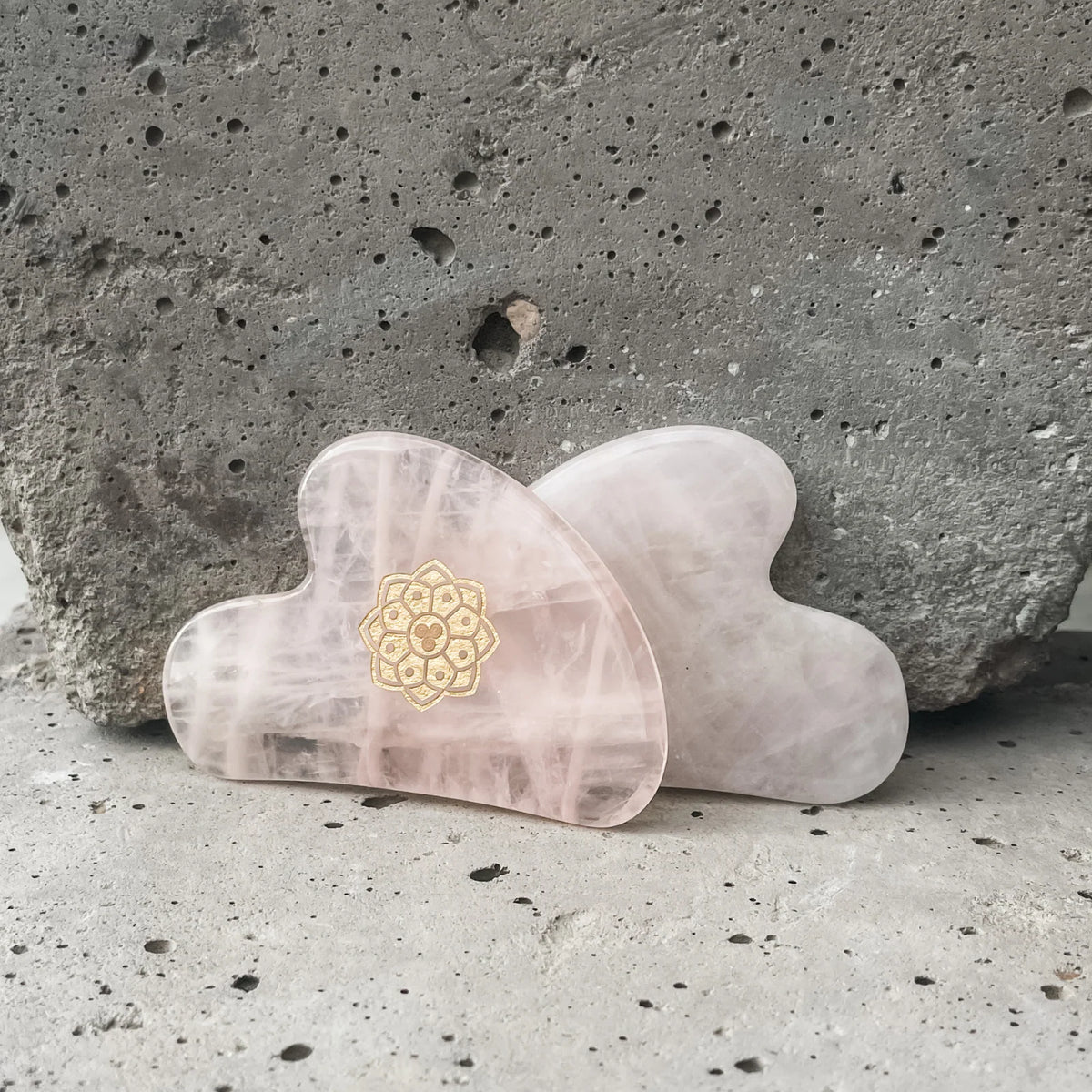 Rose Quartz Gua Sha Heart