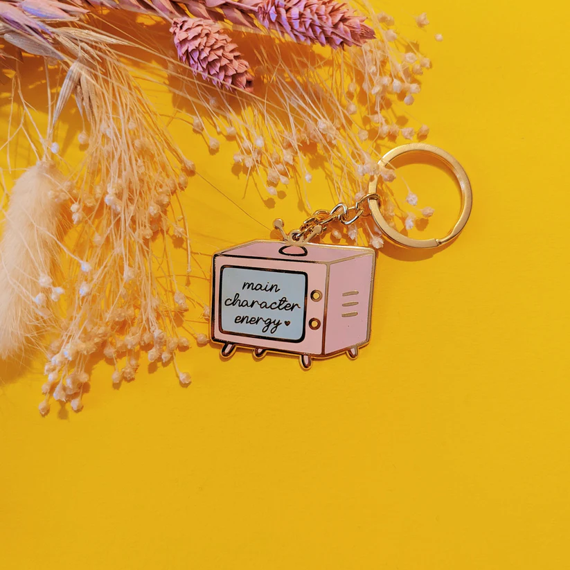 Main Character Energy Keyring