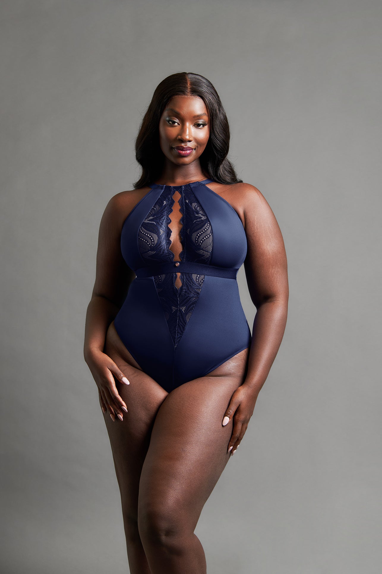 Indulgence Bodysuit - Midnight Navy