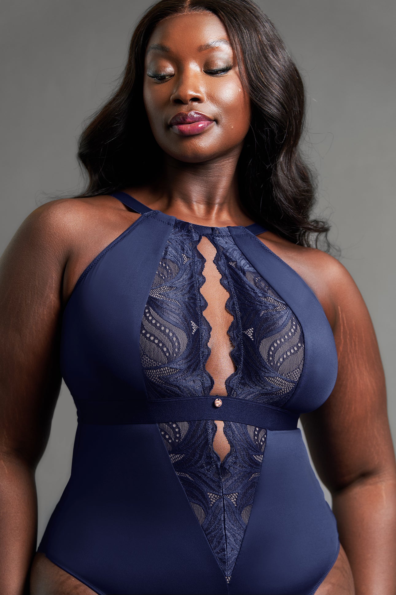 Indulgence Bodysuit - Midnight Navy